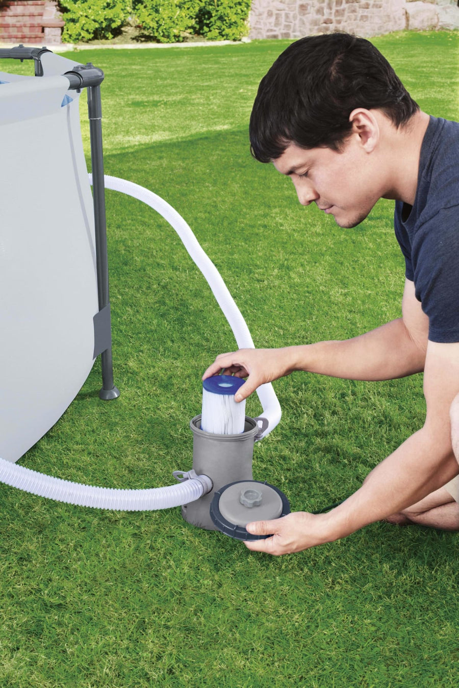 PUMP WITH CARTRIDGE FILTER 1.23M3/H