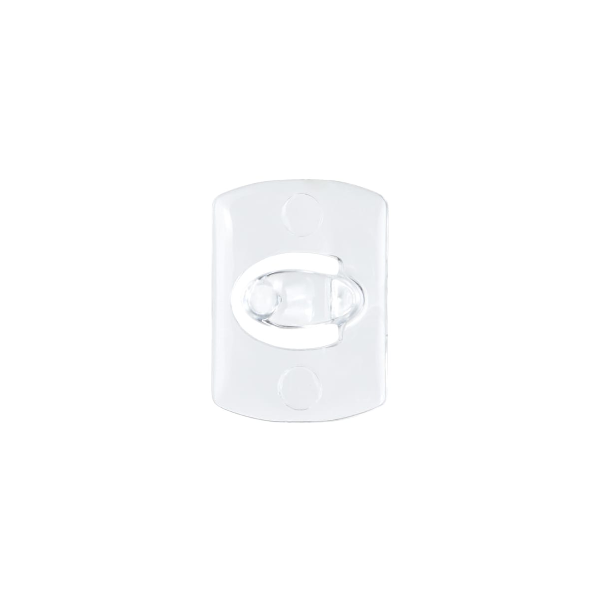 Bricocenter 20 TRANSPARENT ADHESIVE HOOKS FOR COMMAND DECORATIONS