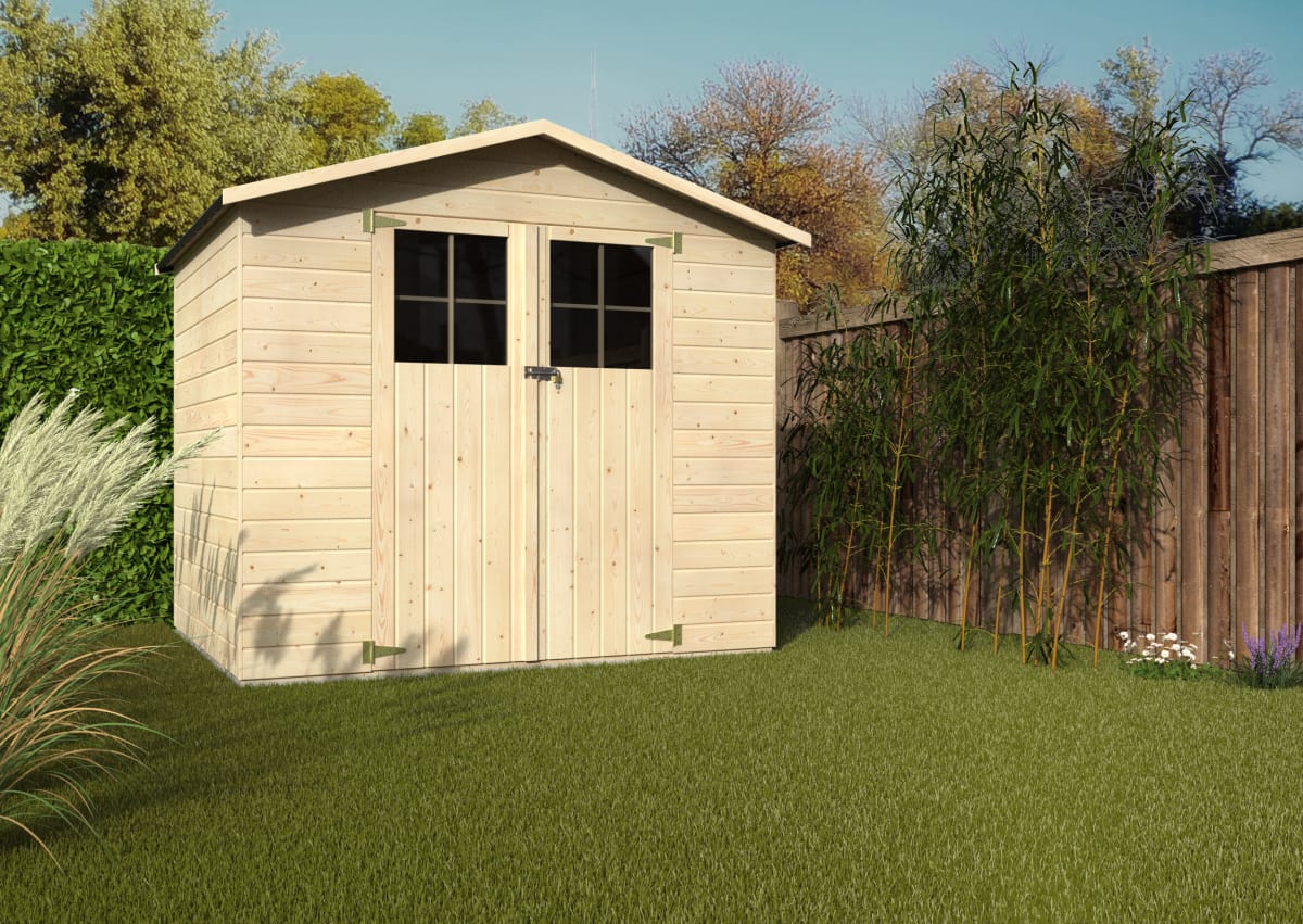 IRIS WOODEN SHED 2.10 X 1.80 12 MM PANELS