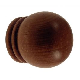 FINIALS LONDON BALL CHERRY WOOD D28 CM