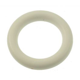 PLASTIC RINGS MM 56 MATT WHITE 8 PCS.