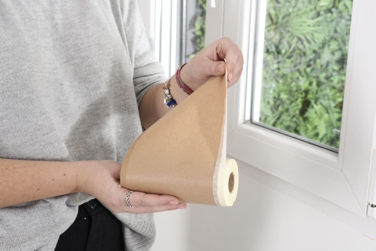 PAPER PROTECTION ROLL WITH MAXIPRO TAPE 0.18X20MT