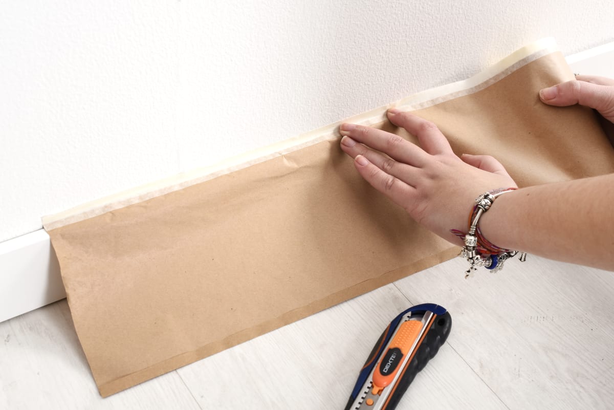 PAPER PROTECTION ROLL WITH MAXIPRO TAPE 0.18X20MT