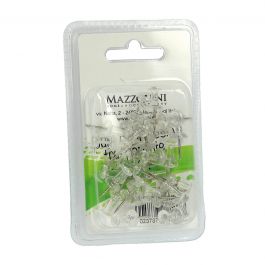 TRANSPARENT CORK NOTICEBOARD PINS 25 PIECES