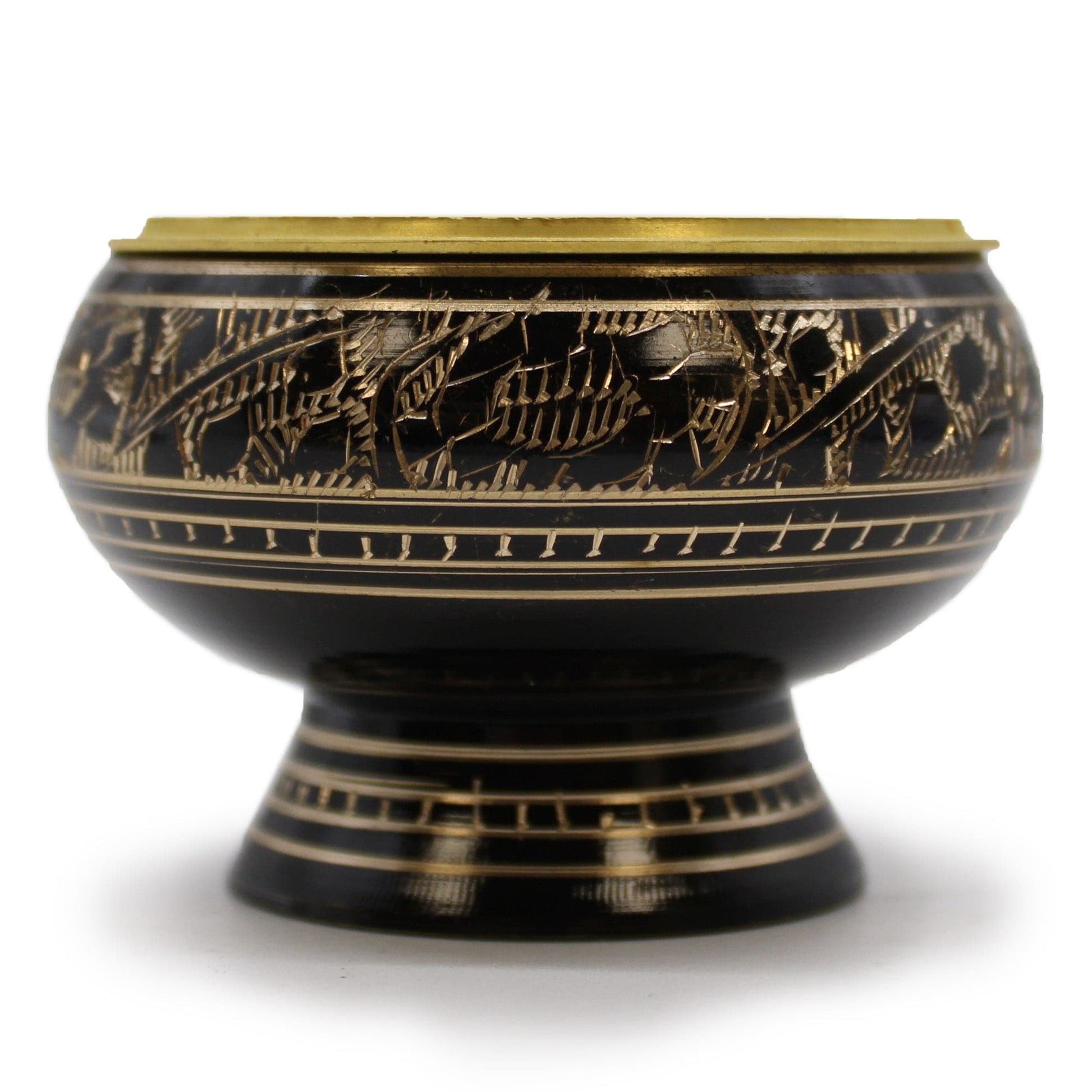 Bliss Brass Charcoal Burner with Coaster
