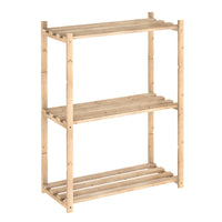 WOODEN SHELF L70XP30XH90CM 3 SHELVES