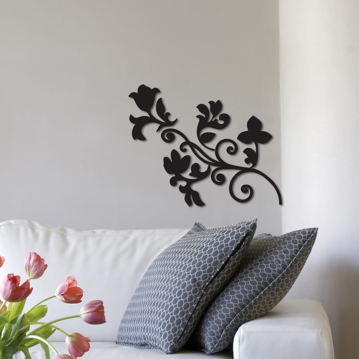 3D ARABESQUE FOAM STICKER 31.5X34 CM