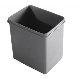 INTERNAL DUSTBIN BUCKET WITH HANDLES L21.5 P30 H29.5CM 15LT POLYPROPYLENE GREY