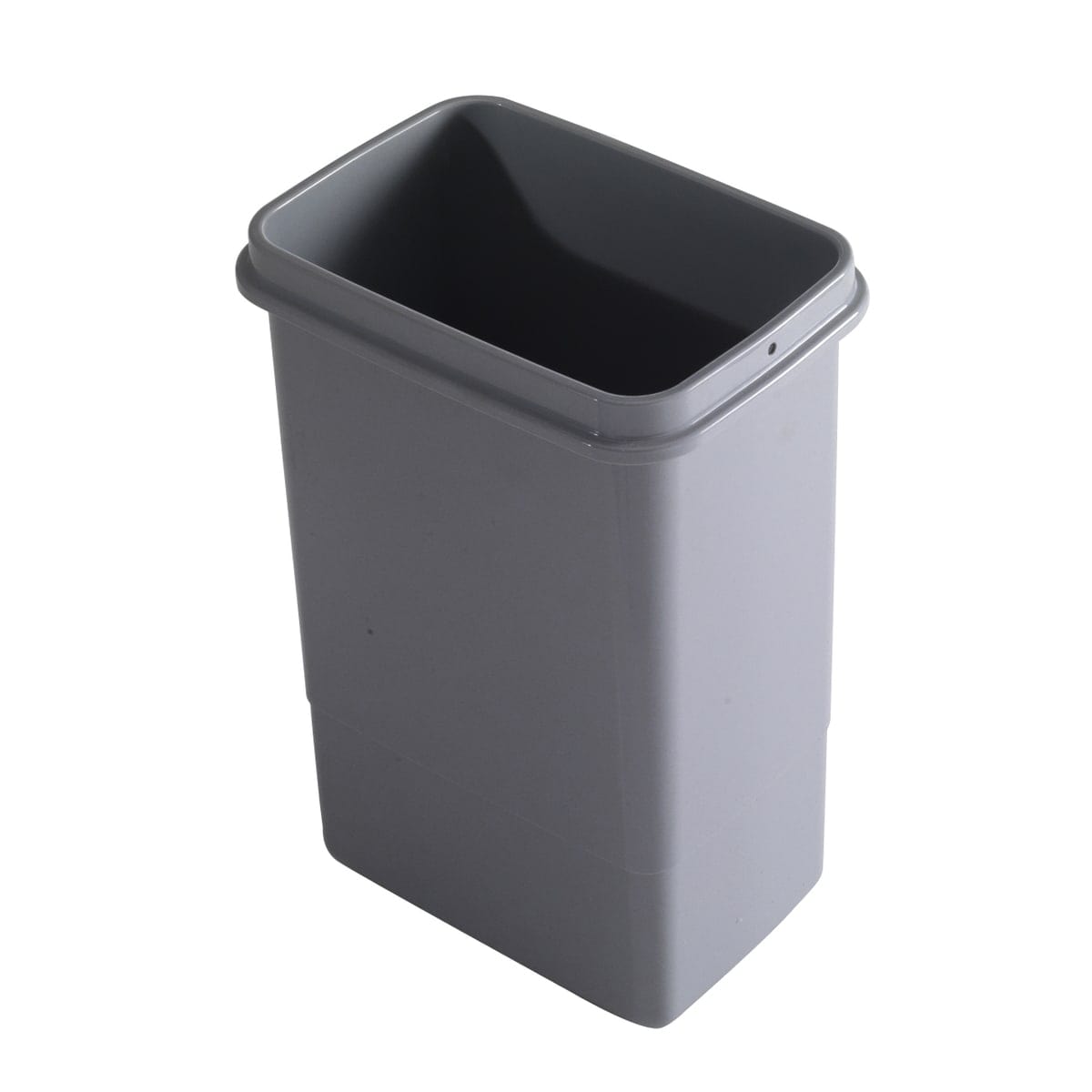 Bricocenter INNER DUSTBIN BUCKET WITH HANDLES L21.5 P14.5 H29.5CM 7LT POLYPROPYLENE GREY
