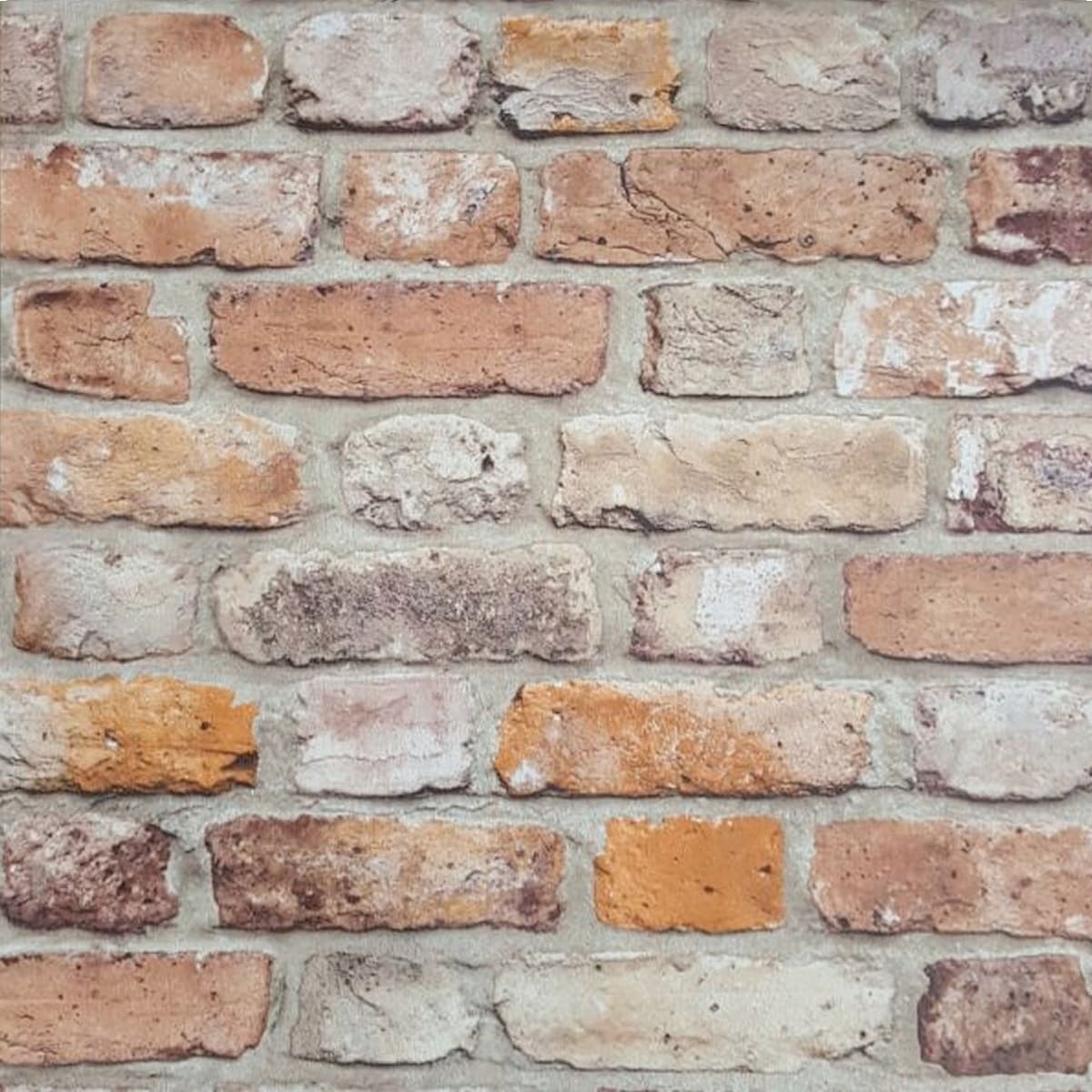 Bricocenter OCHRE BRICK WALLPAPER 53CMX10.5M