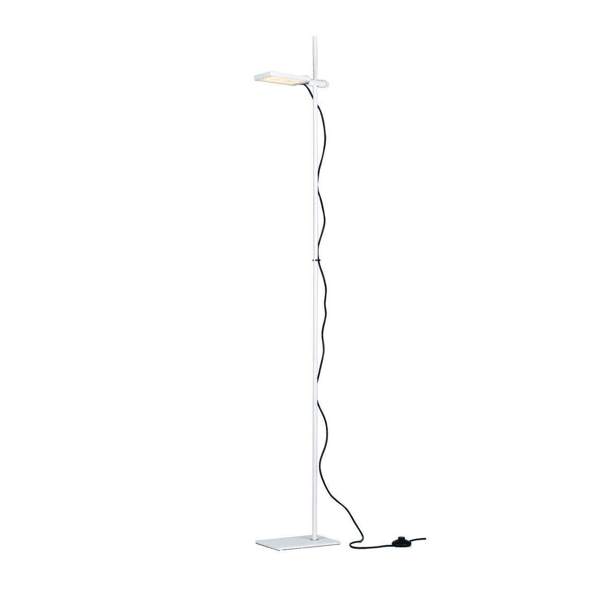BOOK WHITE STEEL FLOOR LAMP H182 LED 15W