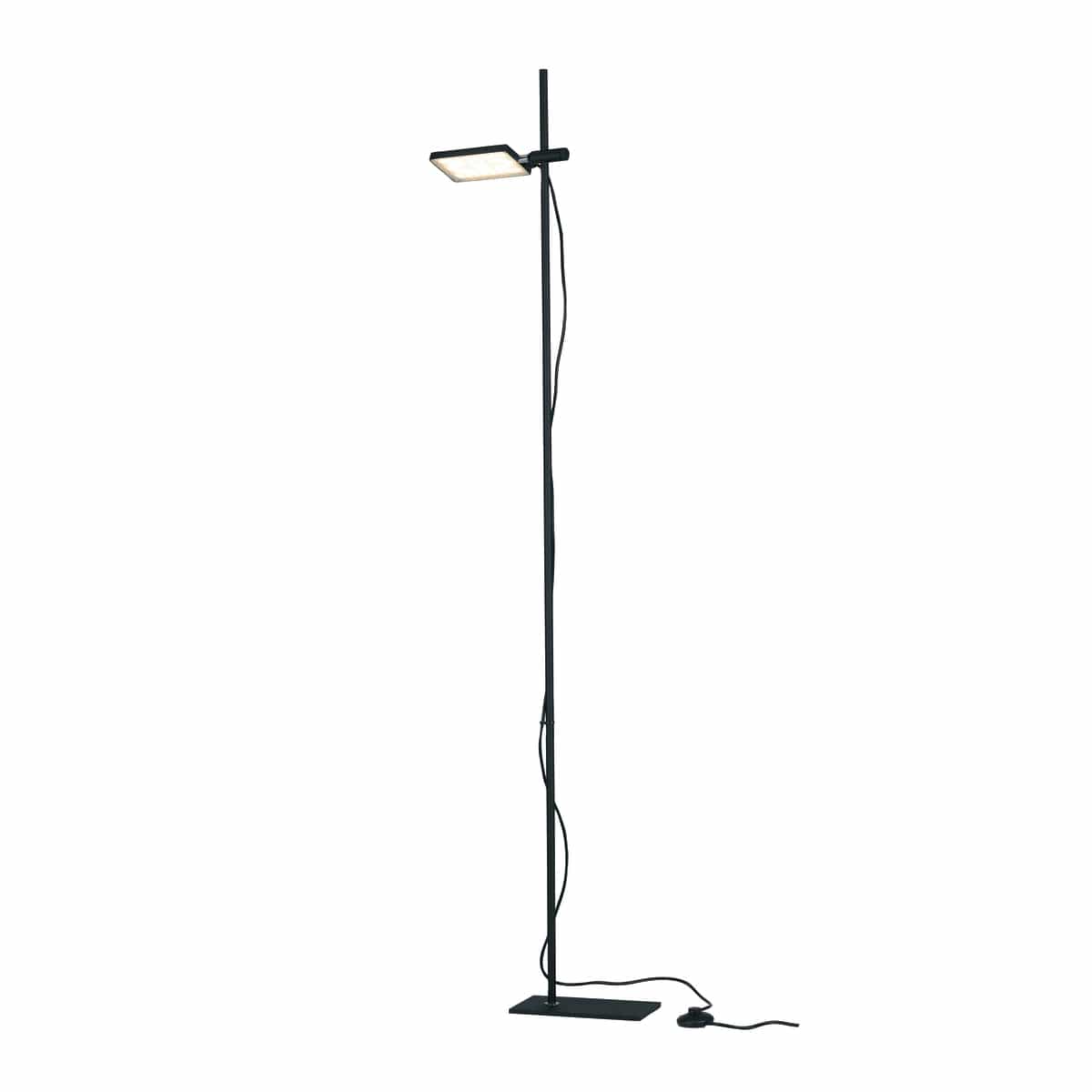 Bricocenter PIANTANA BOOK ACCIAIO NERO H182 LED 15W
