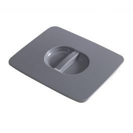 DUSTBIN LID W20.7 D16 H1CM POLYPROPYLENE GREY
