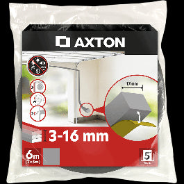 BLACK NEOPRENE GARAGE GASKET MM17X