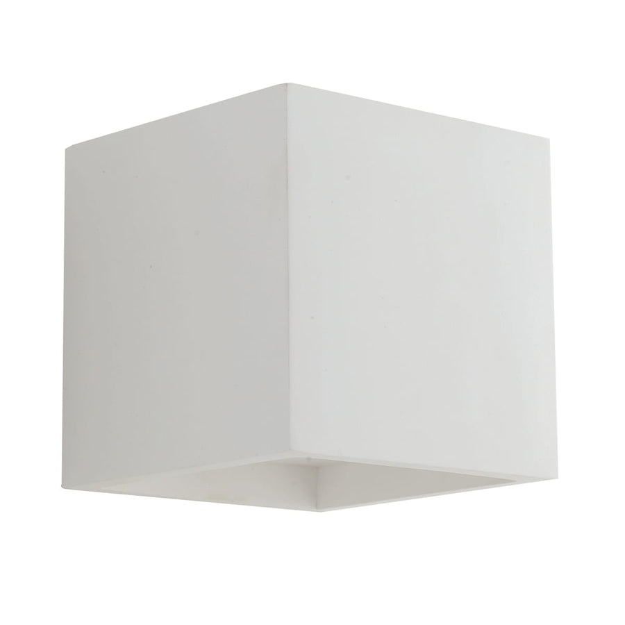 Bricocenter WALL LIGHT RUBIK PLASTER WHITE 11.5X11.5X11.5CM G9=28W