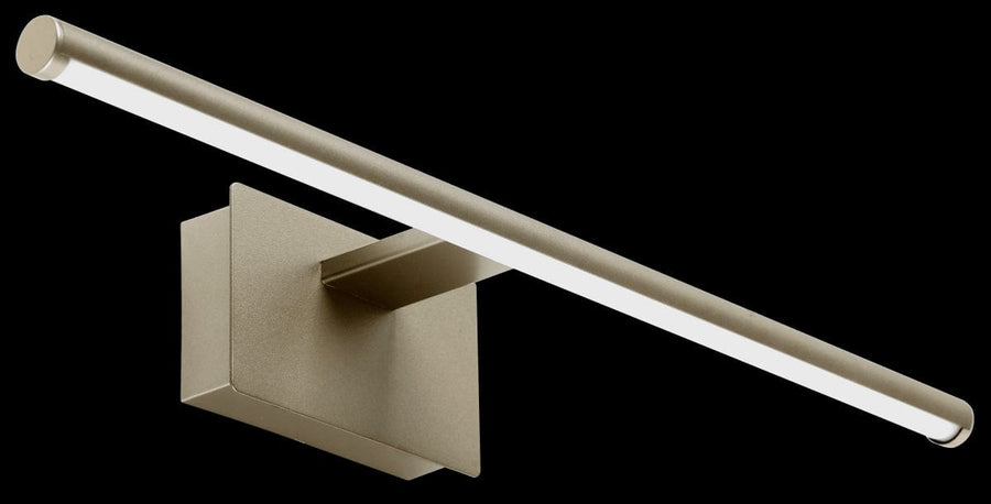Bricocenter APPLIQUE MUSEIO ALLUMINIO NICKEL 39.2X10.5X6.4CM LED 5.1W LUCE NATURALE