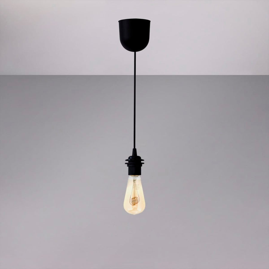 Bricocenter PENDEL JULY PLASTIC BLACK 70 CM E27=60W