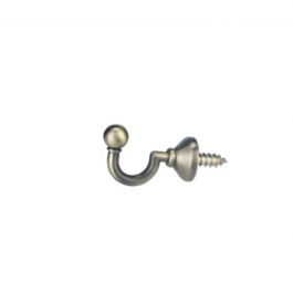 METAL CURTAIN HOOKS ANTIQUE GOLD