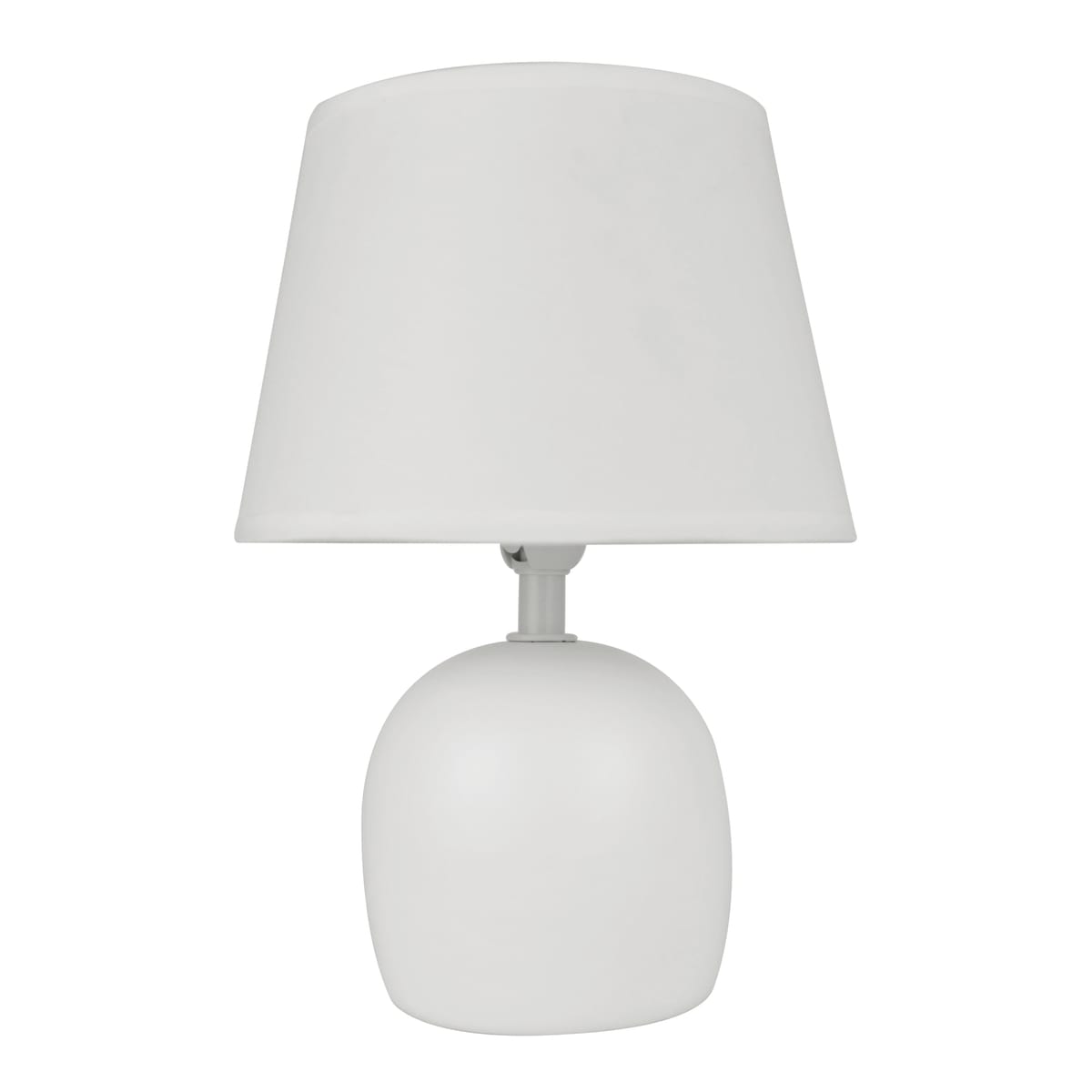 Bricocenter LAMPADA DA TAVOLO POKI CERAMICA BIANCO H24.5 E14=40W