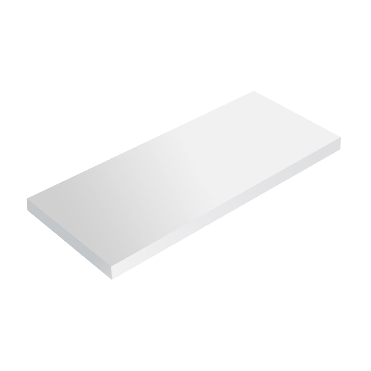 Bricocenter W56xD20xH1.8CM WOODEN SASHBACK IN WHITE