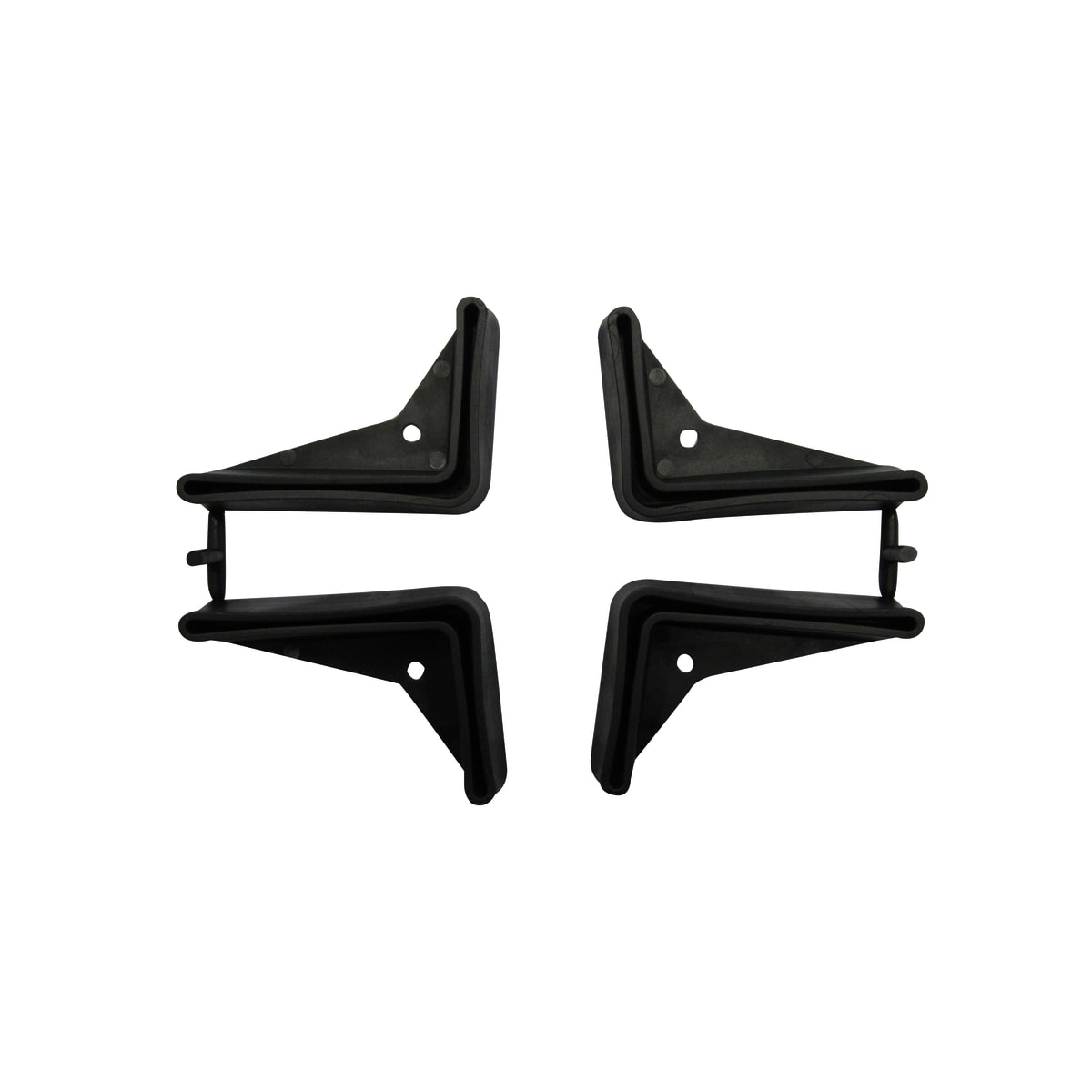 Plastic foot, L4 x D4 cm, black