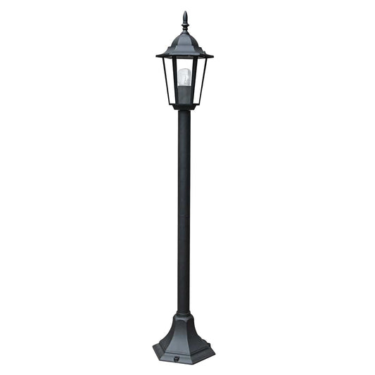 Bricocenter LAMPIONE MILANO ALLUMINIO NERO H105 CM E27=60W IP44