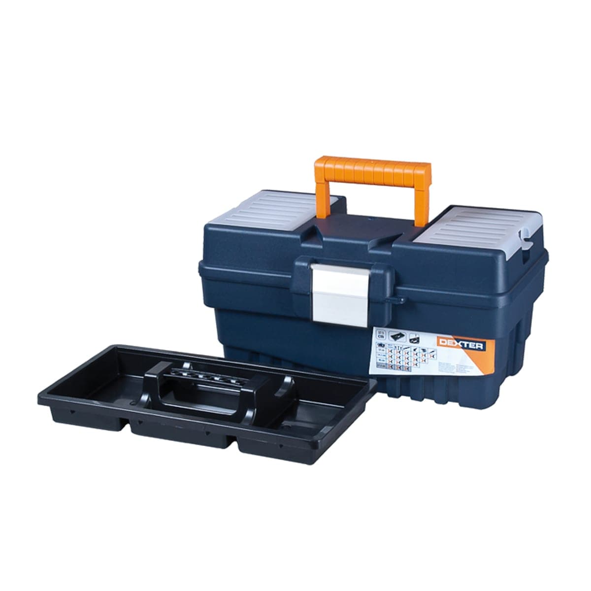 Bricocenter DEXTER TOOL CASE 20X19X37CM 16 INCH PLASTIC