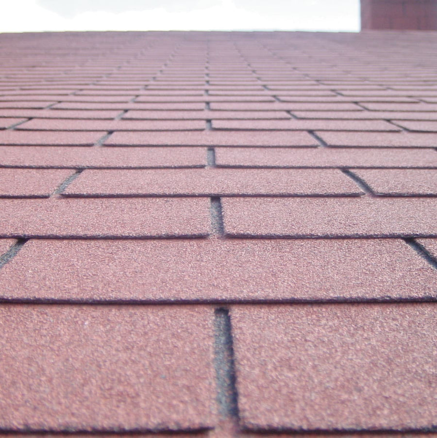 Bricocenter CANADIAN ROOF TILE RECT 34X100 RED MQ2.32