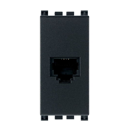 Bricocenter ARKE TELEPHONE JACK RJ11 GRAY