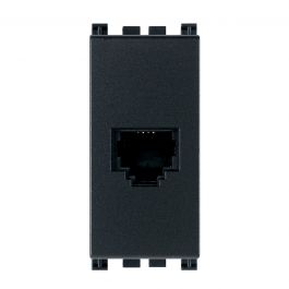 ARKE TELEPHONE JACK RJ11 GRAY