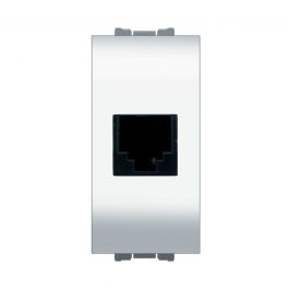 RJ11 FLEXI' TELEPHONE JACK WHITE