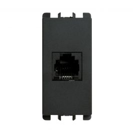 PHONE JACK RJ11 NEA ANTHRACITE