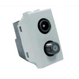 DEMIX TERMINAL SOCKET IEC-F LIVING LIGHT WHITE