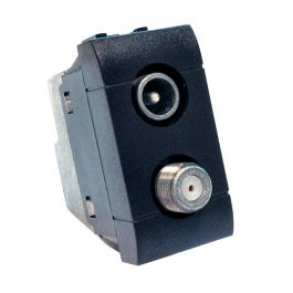DEMIX TERMINAL IEC-F BLACK LIVING LIGHT SOCKET