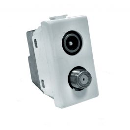 DEMIX SOCKET TERMINATE IEC-F WHITE MATIX