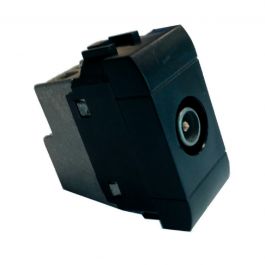 LIVING LIGHT BLACK DIRECT MALE TV SOCKET