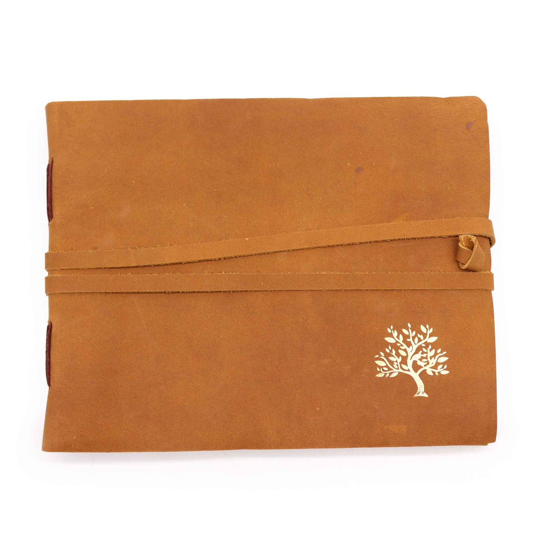 Bliss Leather Sketchbook Golden Tree - 144 pages -  18x23cm