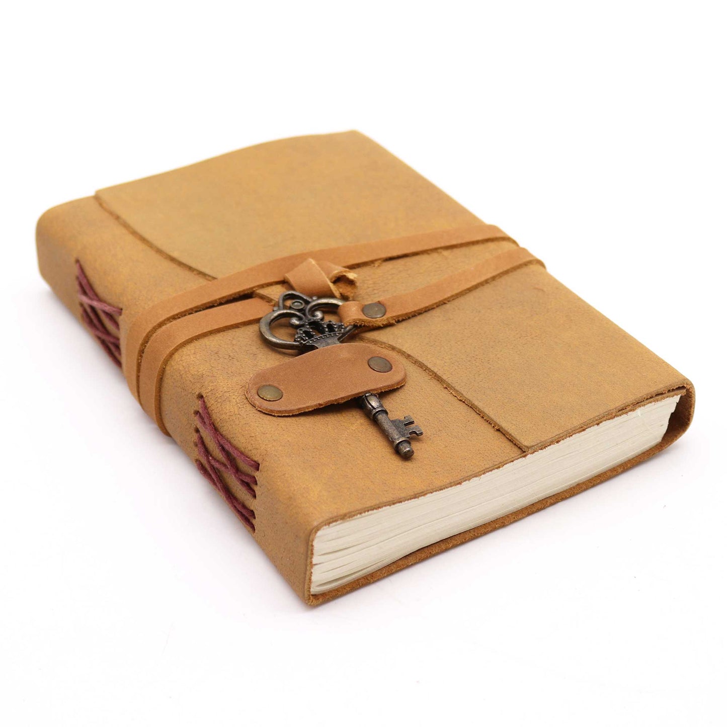 Bliss Oiled Tan Leather & Key - 200 pages - 13x18cm