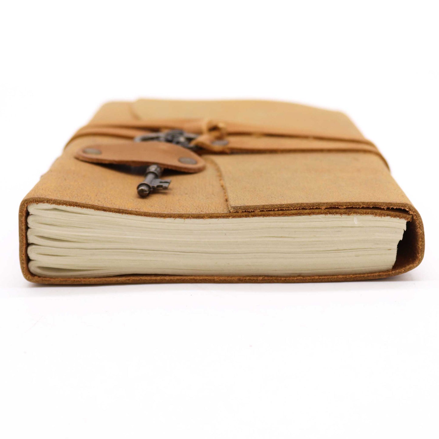 Bliss Oiled Tan Leather & Key - 200 pages - 13x18cm