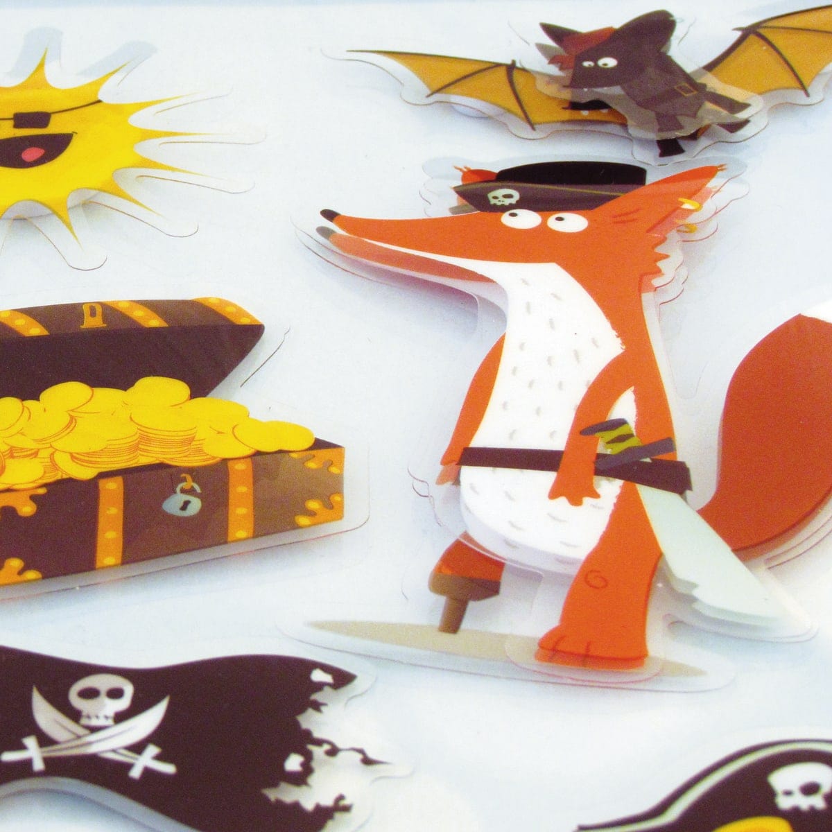 Bricocenter STICKER 3 LEVELS PIRATES 31.5X36 CM