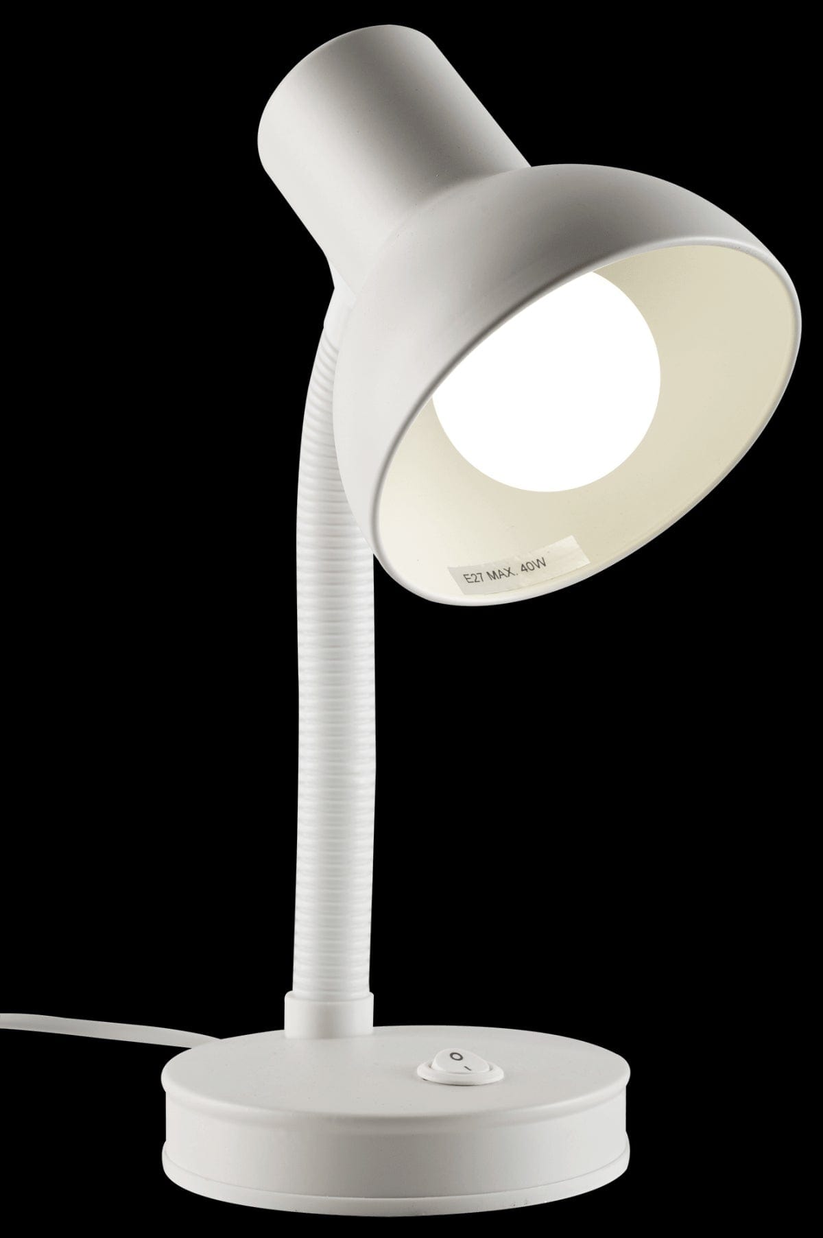 Bricocenter STUDIO LAMP BURO METAL WHITE H32 E27=40W