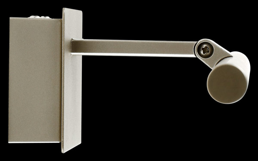 Bricocenter APPLIQUE MUSEIO ALLUMINIO NICKEL 39.2X10.5X6.4CM LED 5.1W LUCE NATURALE