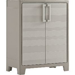 XL LOW GULLIVER CABINET 80x44x100H WATERPROOF SAND/BEIGE