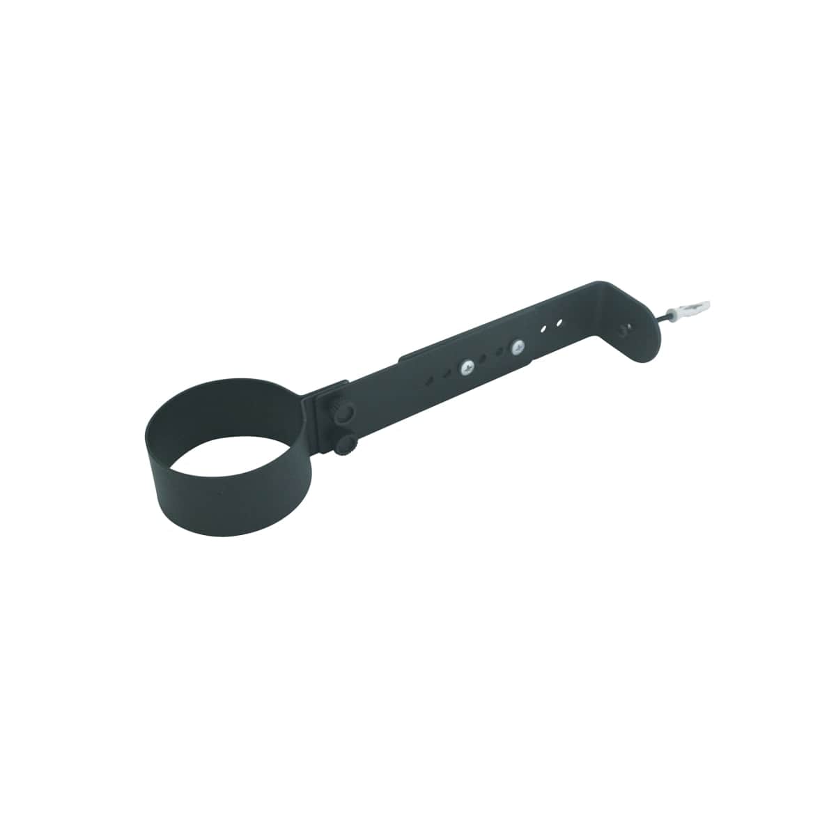 Bricocenter ADJUSTABLE STEEL COLLAR WOOD 2MM DIA 150MM BLACK