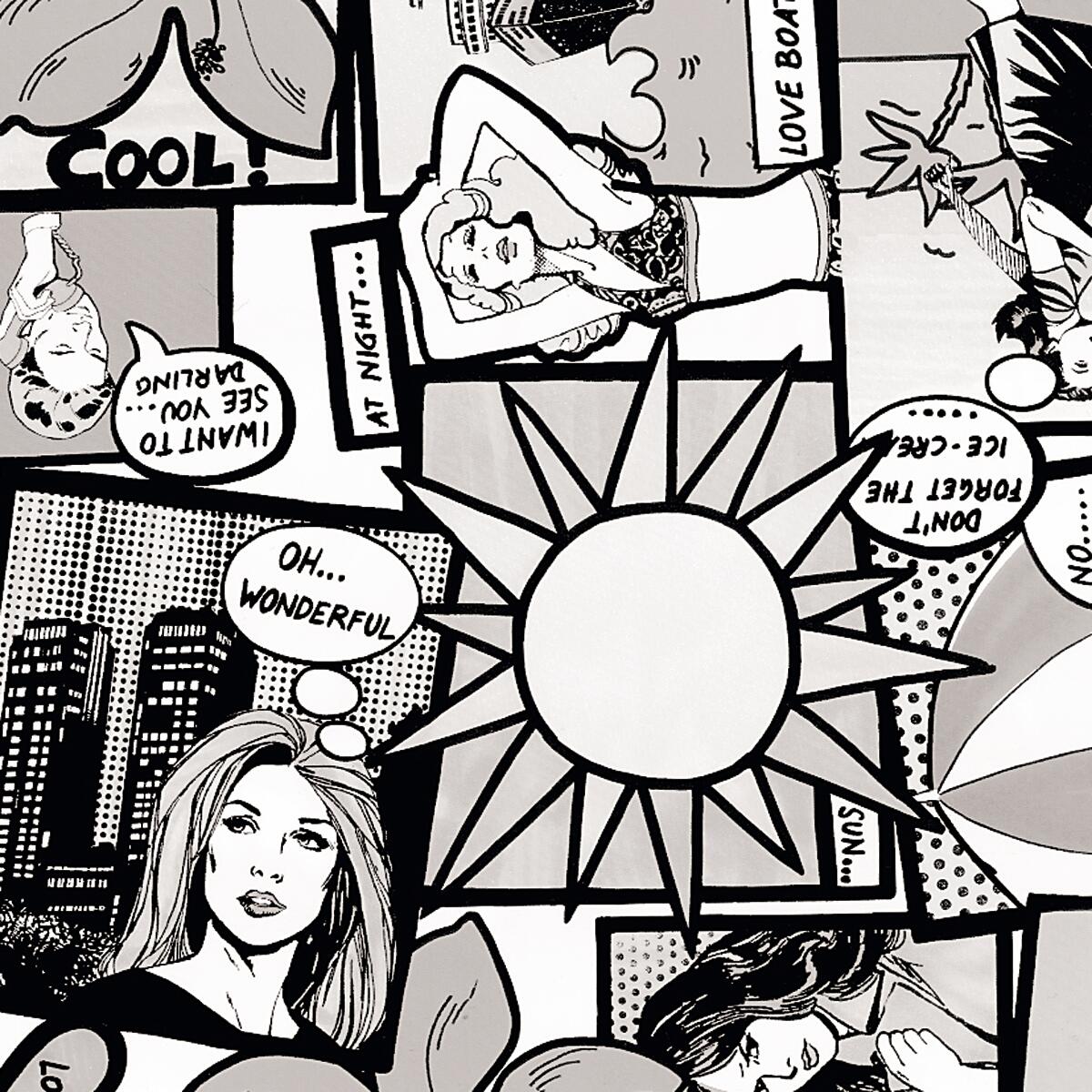 Adhesive comic-style film, 2 m x 45 cm