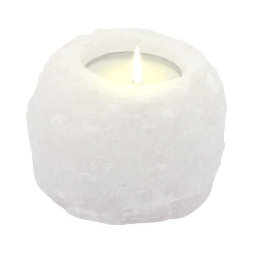 Bliss Crystal Rock Himalayan Salt Candle Holder 600-800g