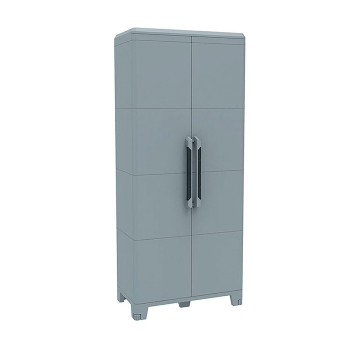 Bricocenter ARMADIO TRANSFORMING CAB 4 MODULI GRIGIO CHIARO/GRIGIO SCURO 78X44X185 CM