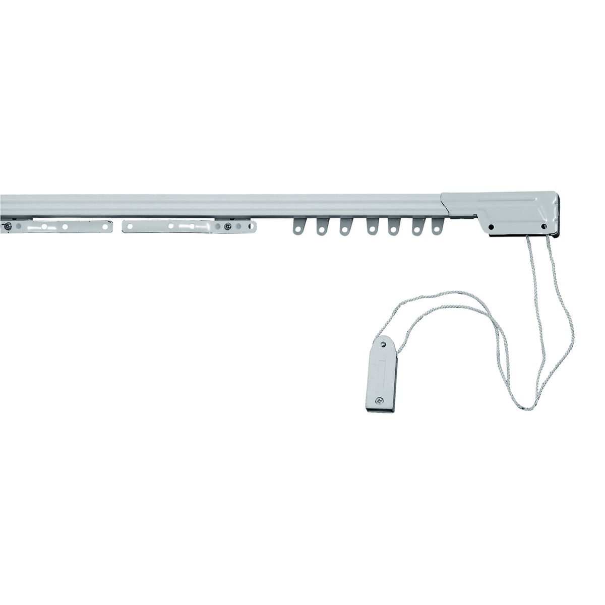 WHITE EXTENDABLE RAIL 71/122 CM