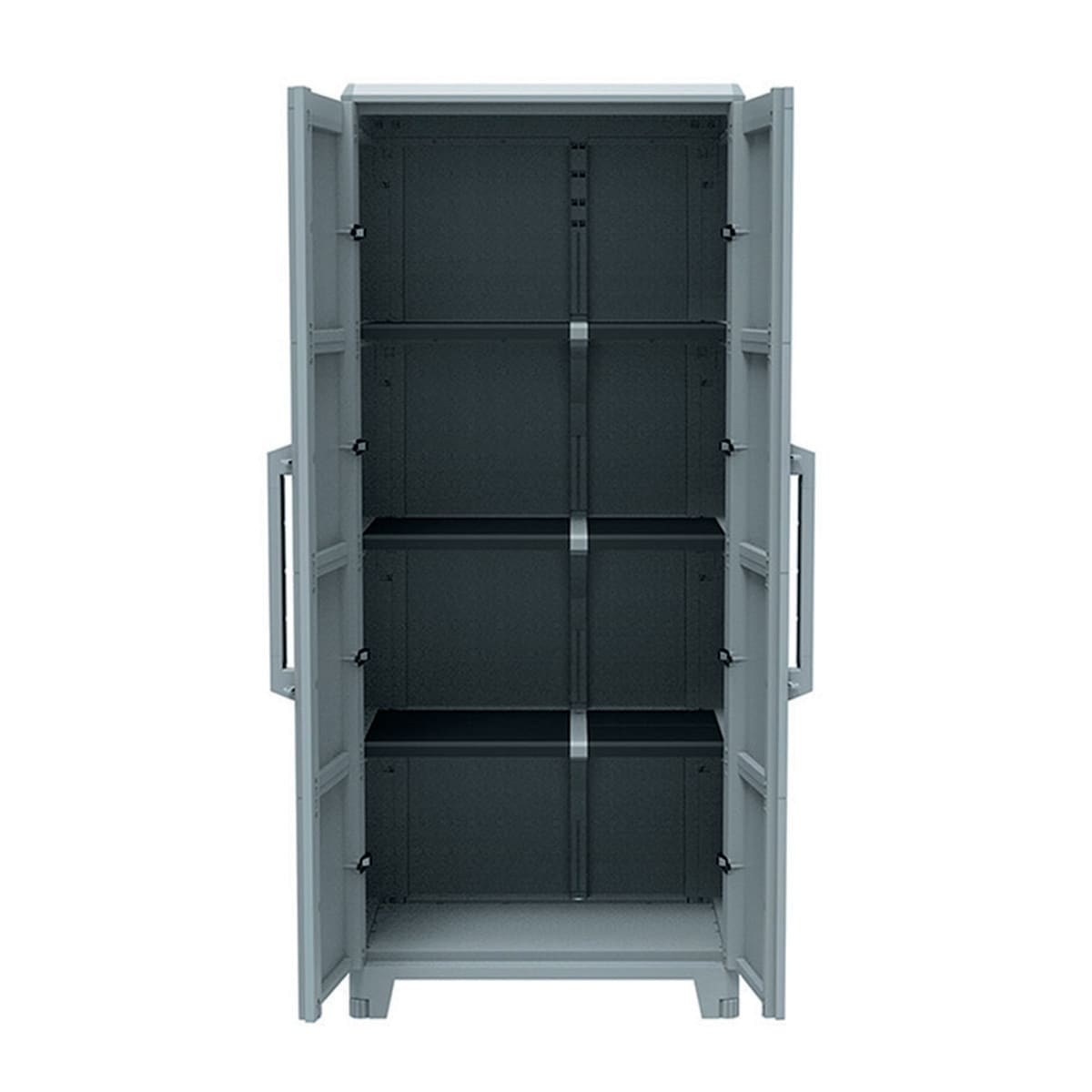 Bricocenter ARMADIO TRANSFORMING CAB 4 MODULI GRIGIO CHIARO/GRIGIO SCURO 78X44X185 CM
