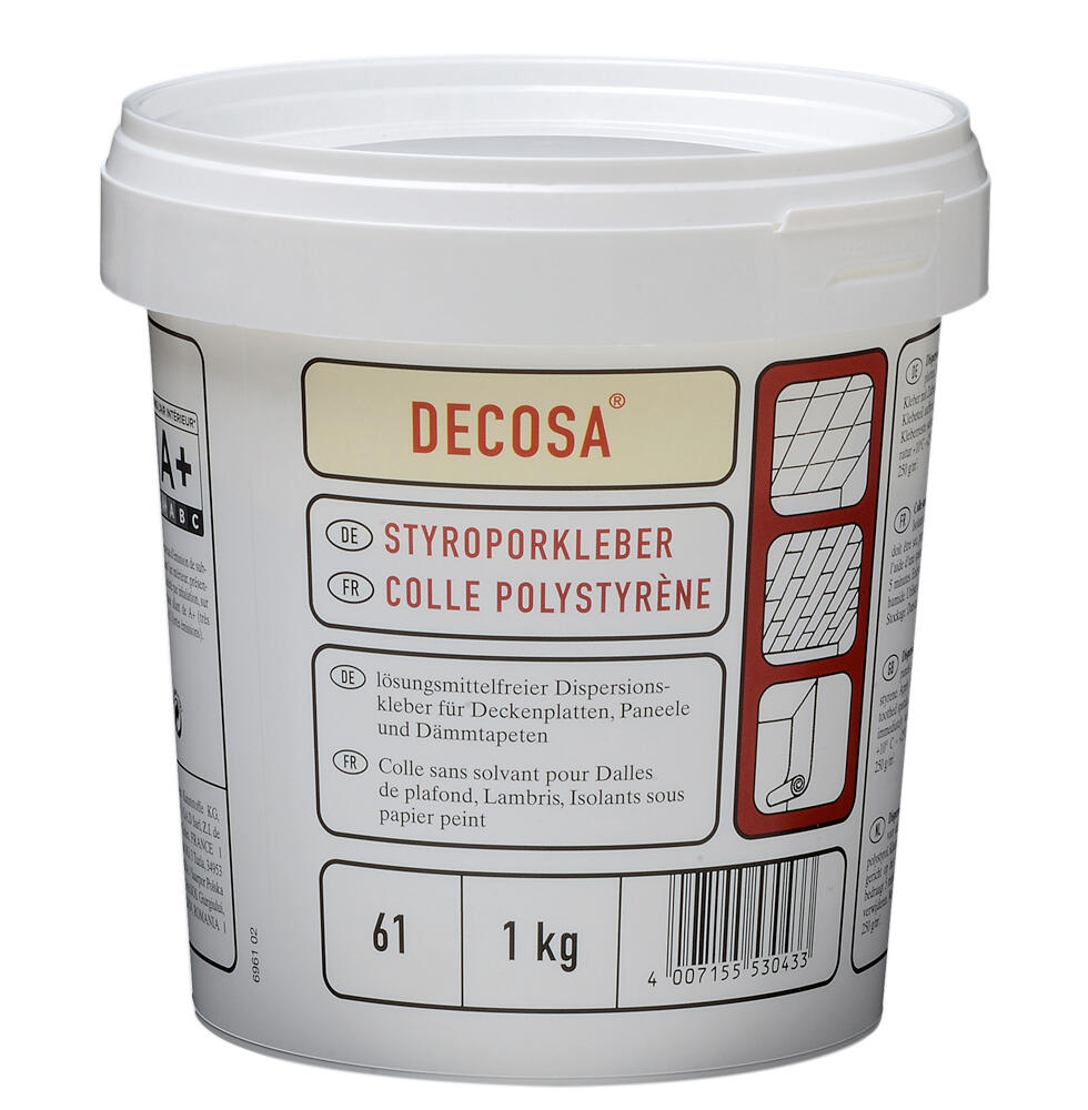 DECOSA POLYSTYRENE PASTE GLUE 1KG
